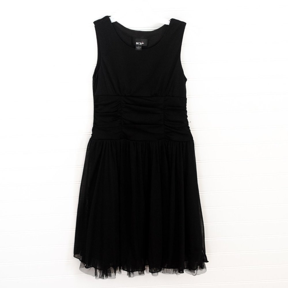 BCX girl black dress
